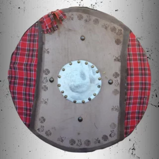 Scottish Targe Tartan Spem Successus Alit