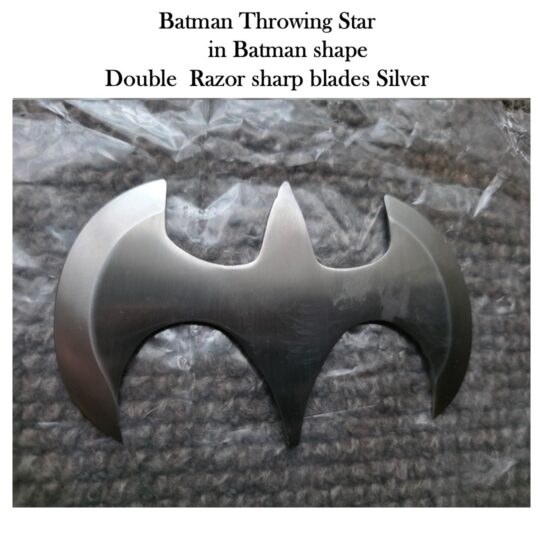 Batman throwing star Silver