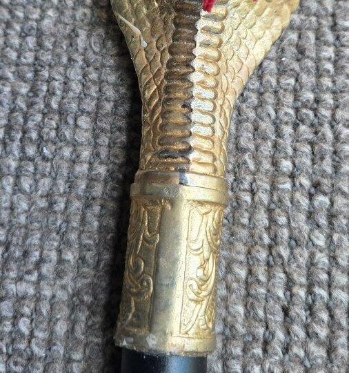 Sword cane Walking Snake head